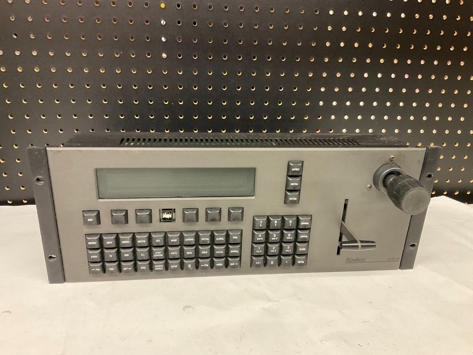 Abekas A53-D Digital Video Effects Processor User Control Panel