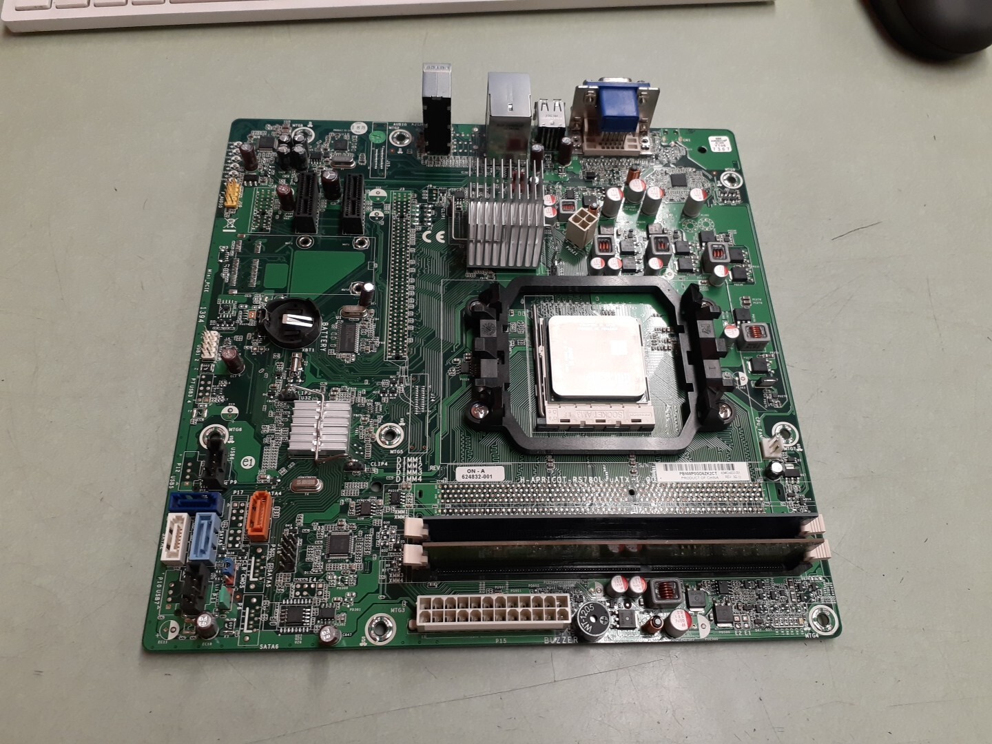 HP Slimline 624832-001 REV 0G Desktop Motherboard / ADX2600CK23GM / 1x2GB 1x1GB