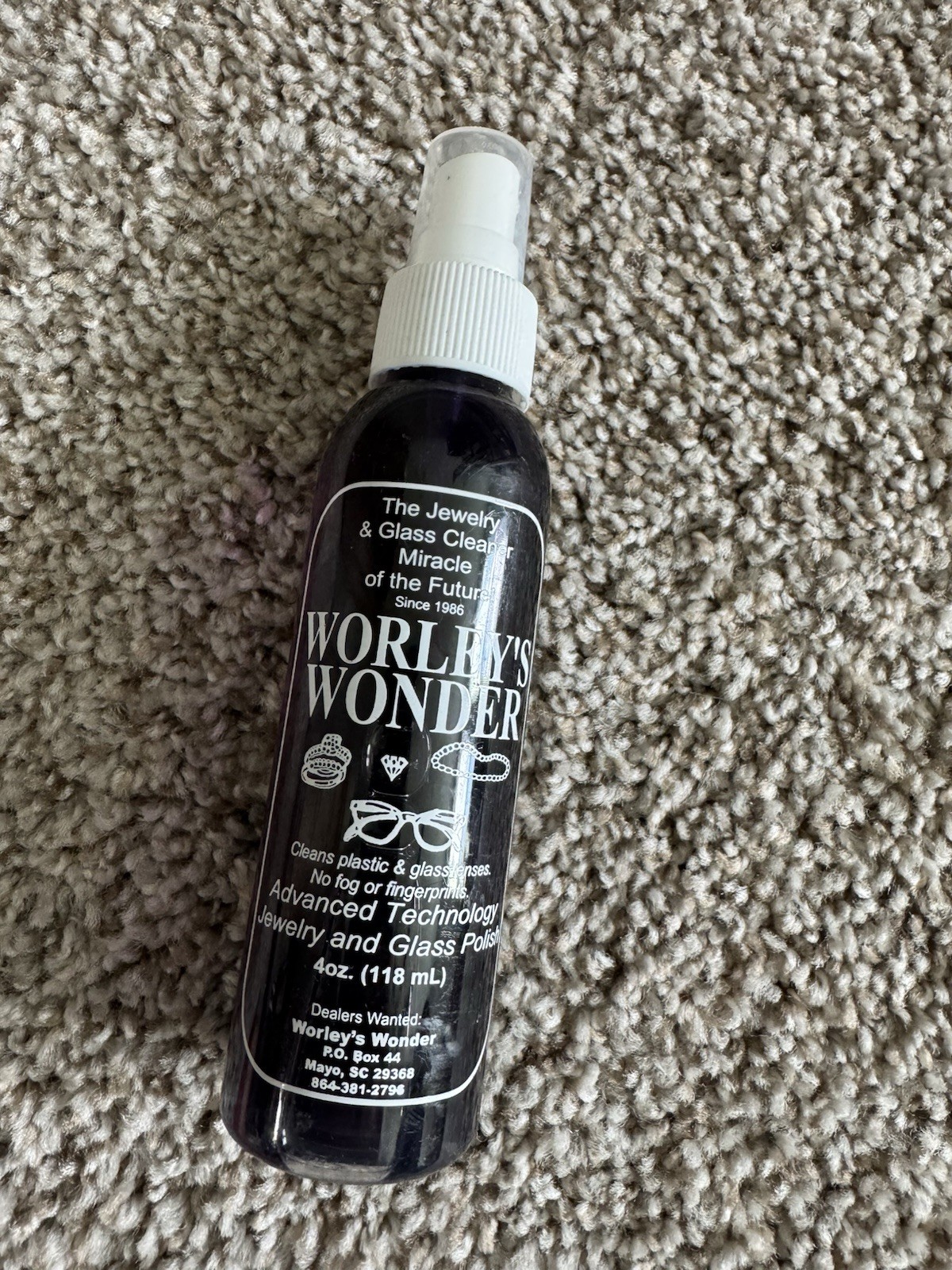 Worley’s Wonder, Spectacularly Cleans Glass, Jewelry, And So Much More!!