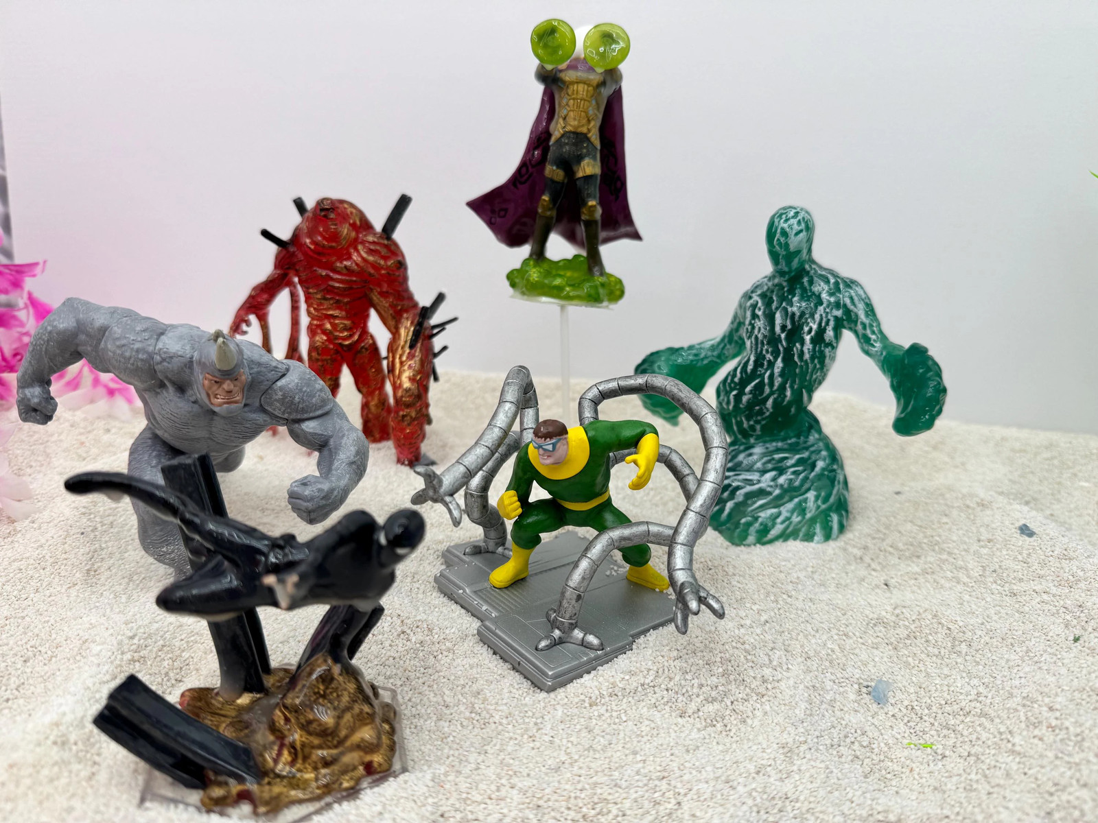 Spiderman Aquarium Figures