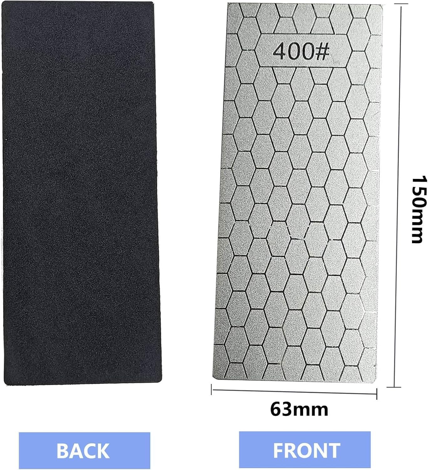 Diamond Sharpening Stone Set, Diamond Lapping Plate Coarse/Medium/Fine Grit S...