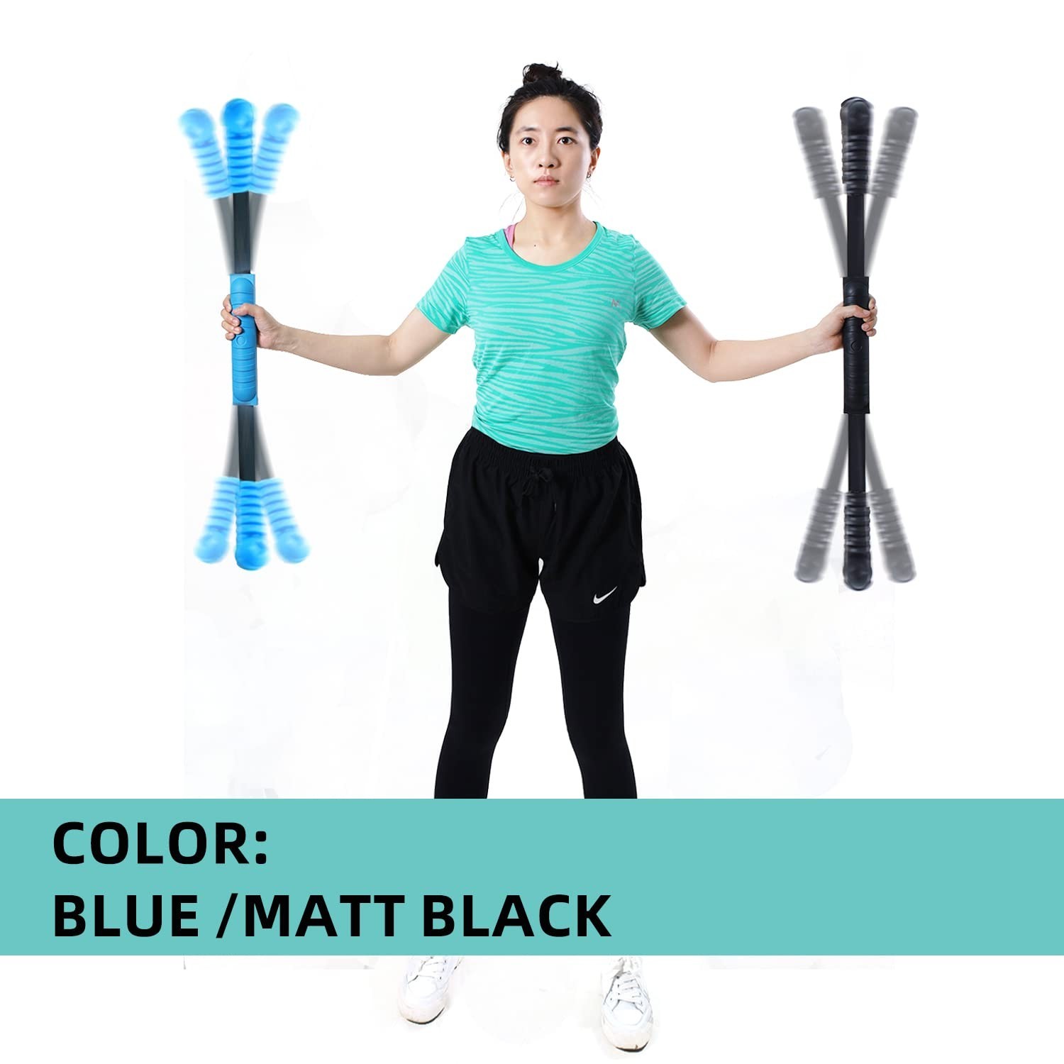 Elastic Fitness Stick Elastic Bar Body Exercise Bar Muscle Training for Exerc...