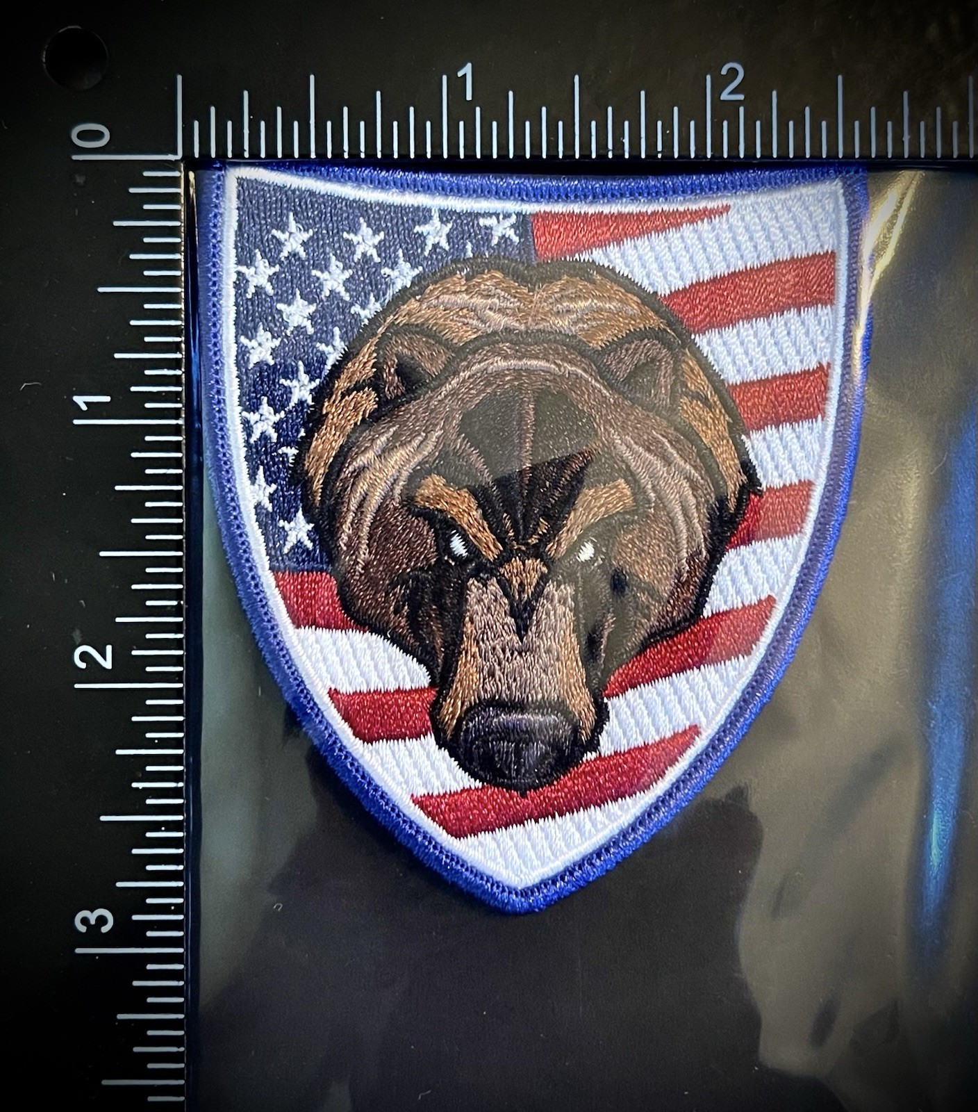 Grizzly Bear Modern Arms Morale Patch, Embroidered