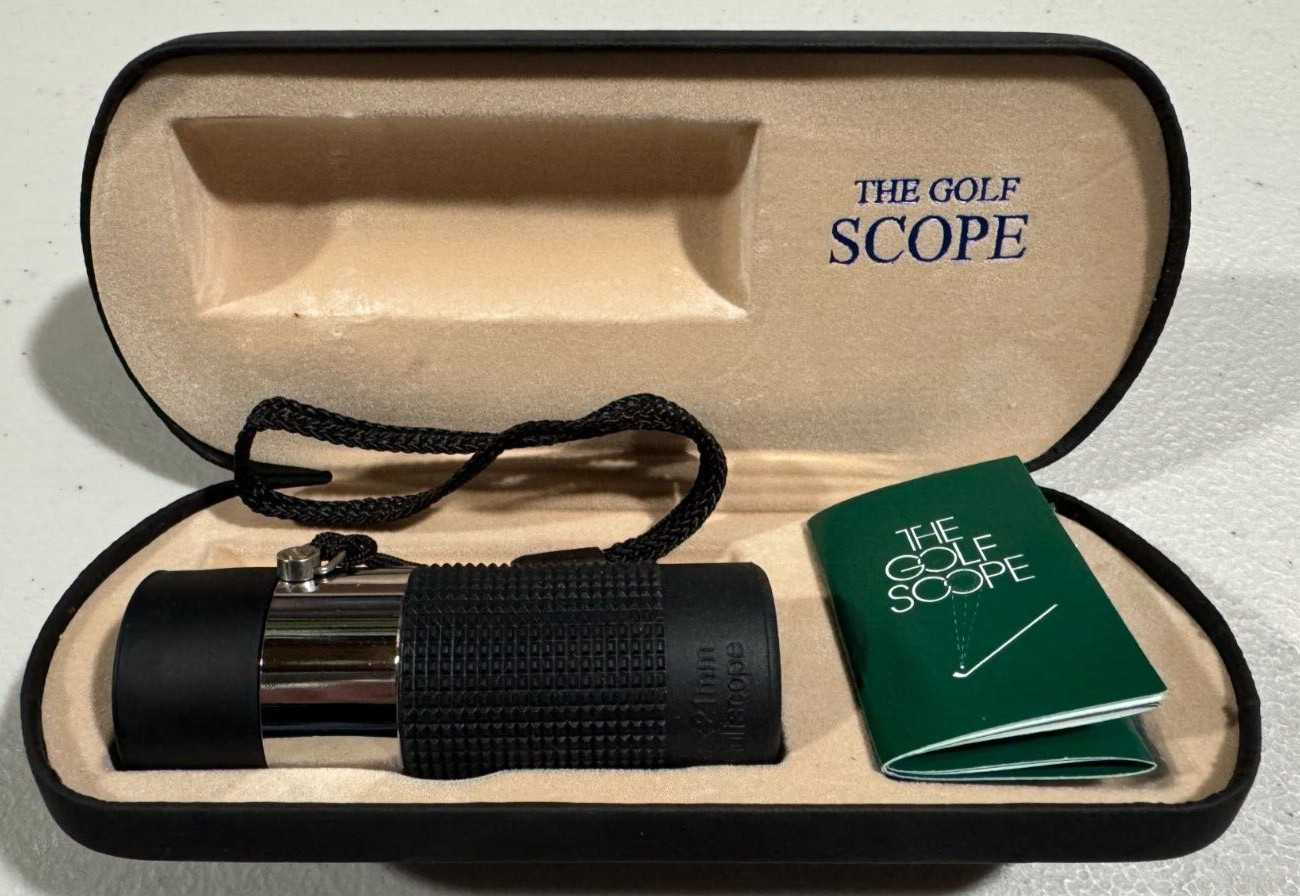 The Golf Scope Rangefinder w/ Original Case & Manual - NEW