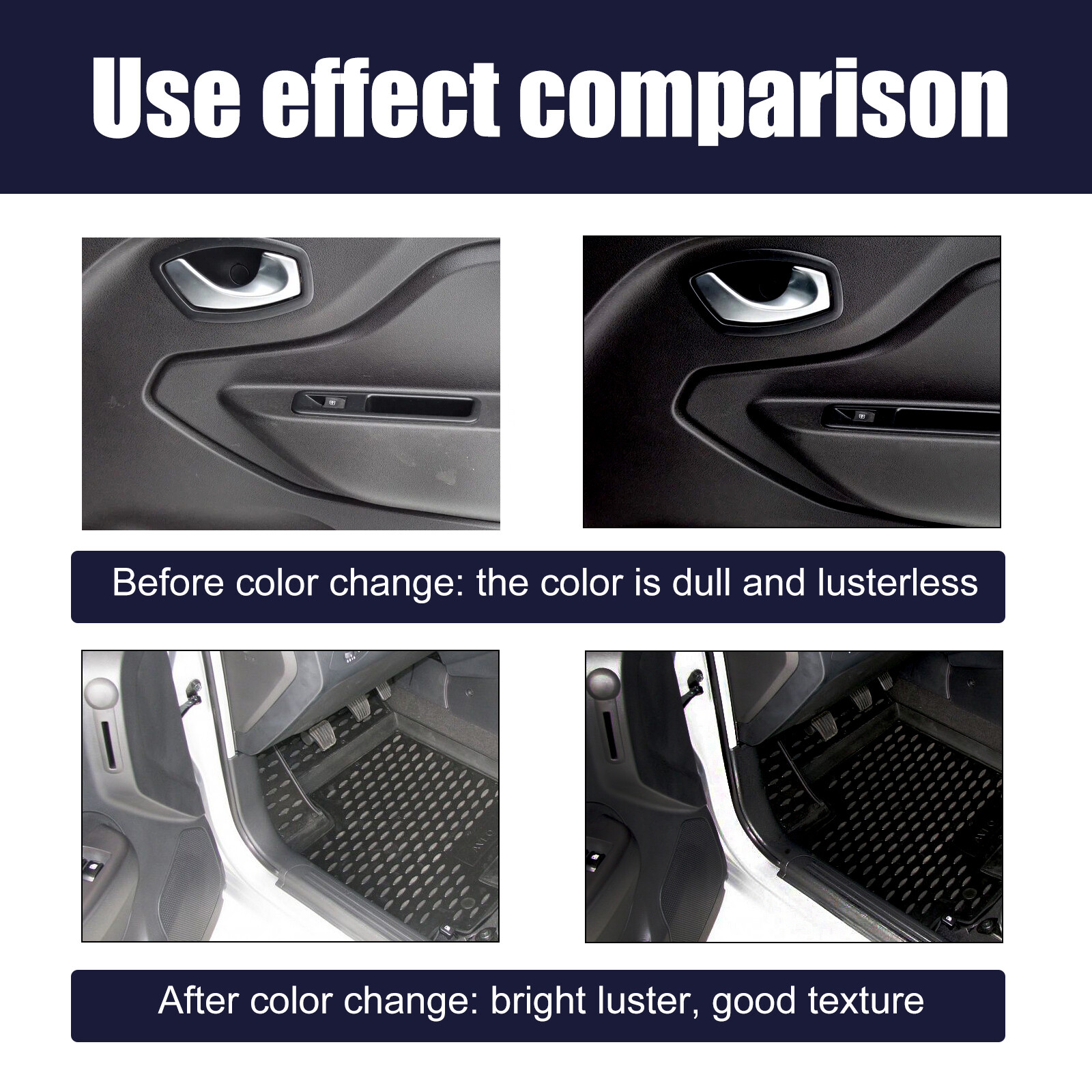 Upholstery Repair Spray For Dashboard and Leather - Dust Care and Refurbish