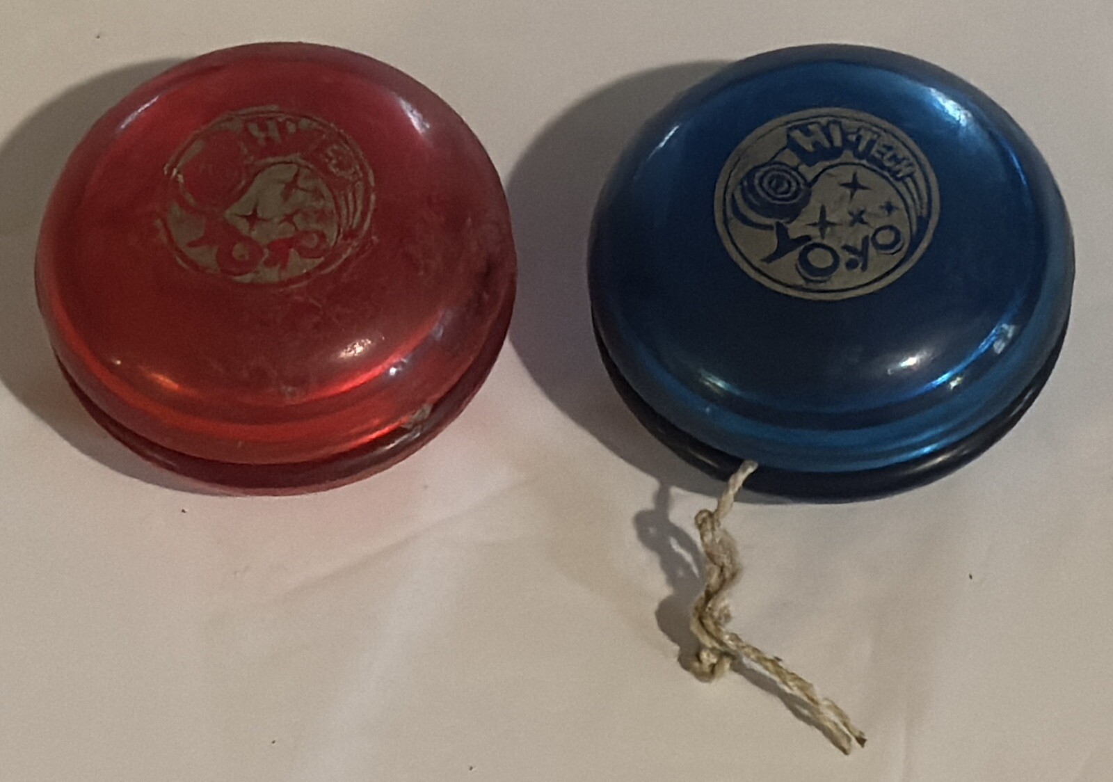 Vintage Lot (2) Hi-Tech Imperial Blue Red Yo-Yo