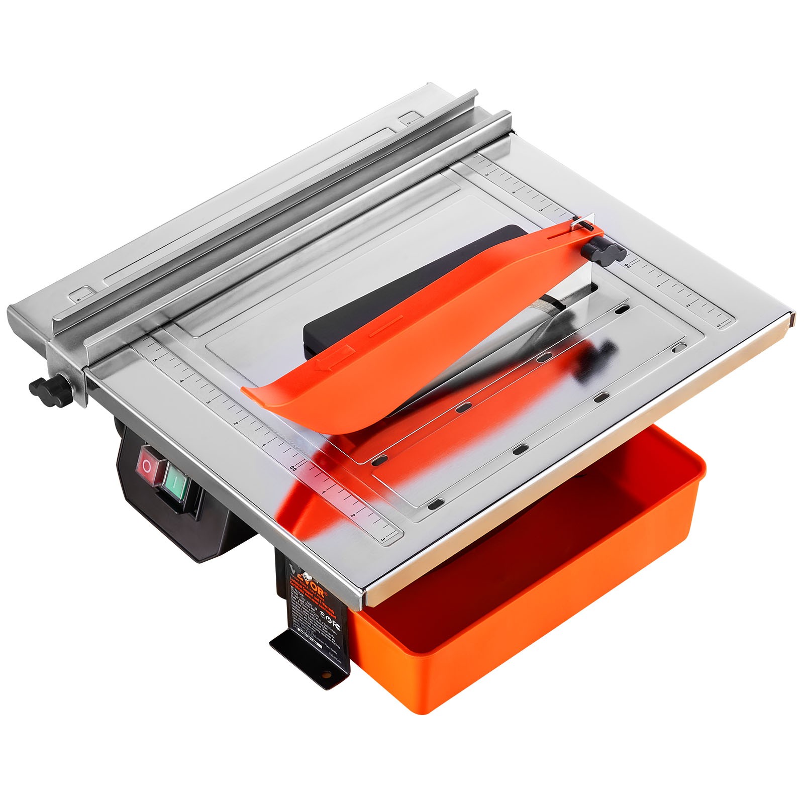 VEVOR Wet Tile Saw Tile Cutter 7-inch 65Mn Steel Blade 3500 RPM Induction Motor