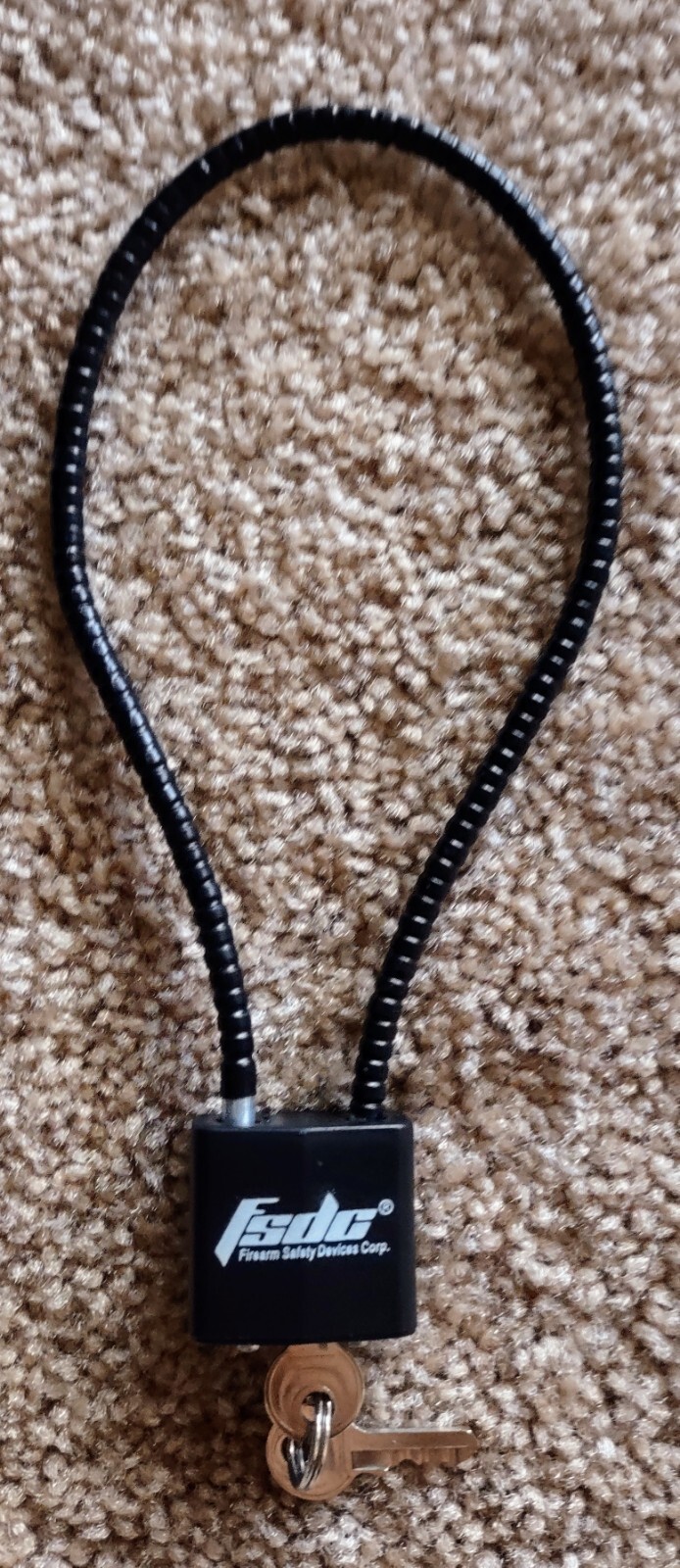 FSDC Firearm Handgun Rifle Shotgun Gun Safety Cable Lock *READ*