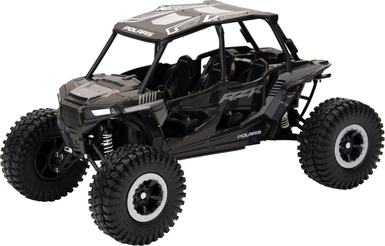 NewRay 1:18 Scale Toy Rock Crawler Polaris RZR XP 4 Turbo 1000 Titanium