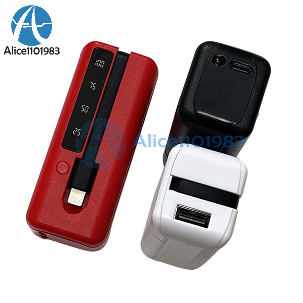 Micro/Type-C USB Power Bank Case Battery Charger DIY For 18650/18700/20700/21700