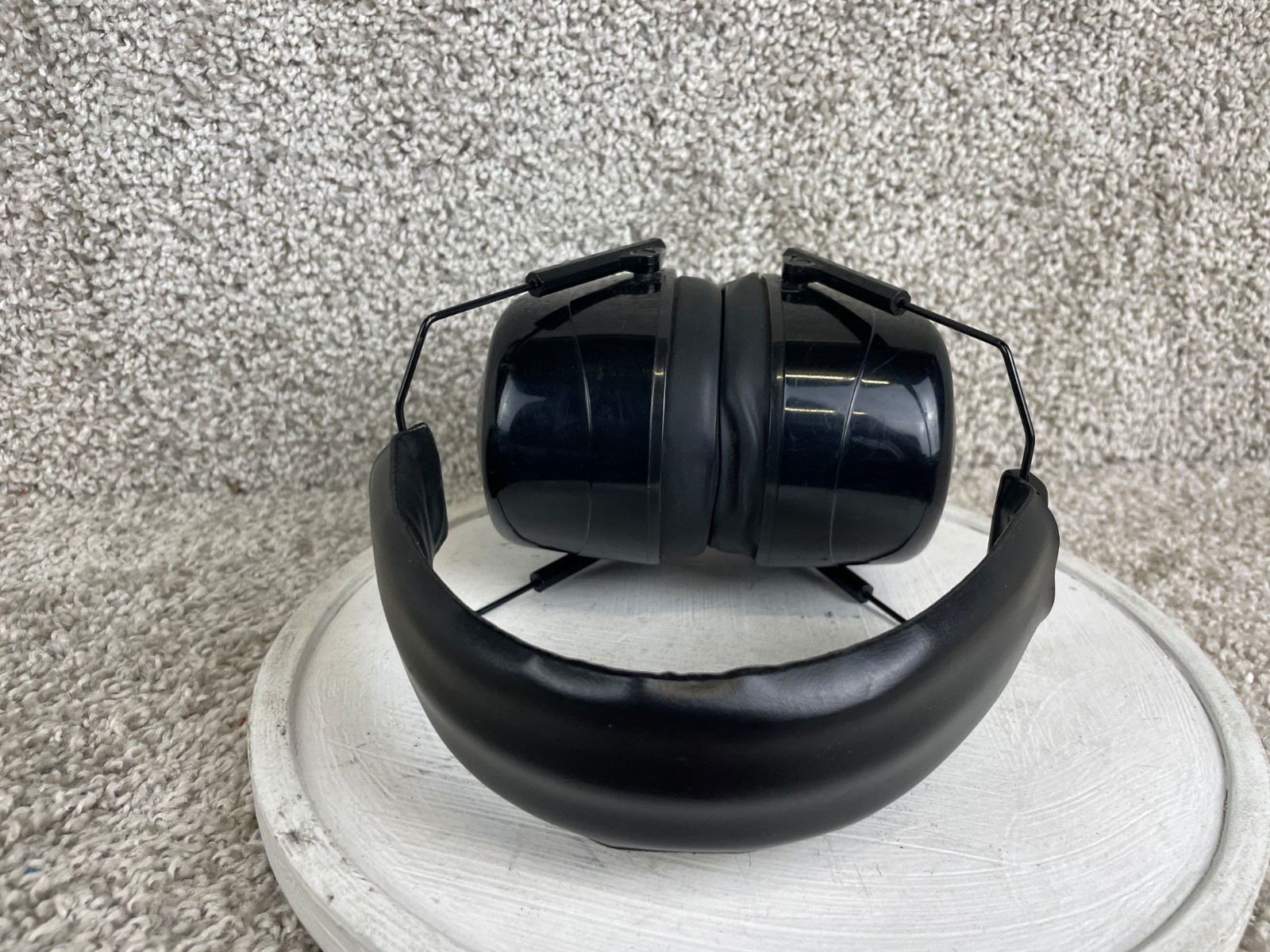 Champion Passive Noise Reduction Adjustable Foldable Ear Muffs Black