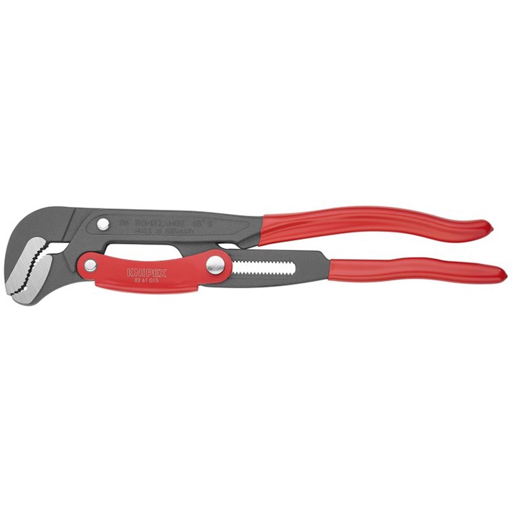 KNIPEX Tools 83 61 015, Rapid Adjust Swedish Pipe Wrench,17-Inch,8361015