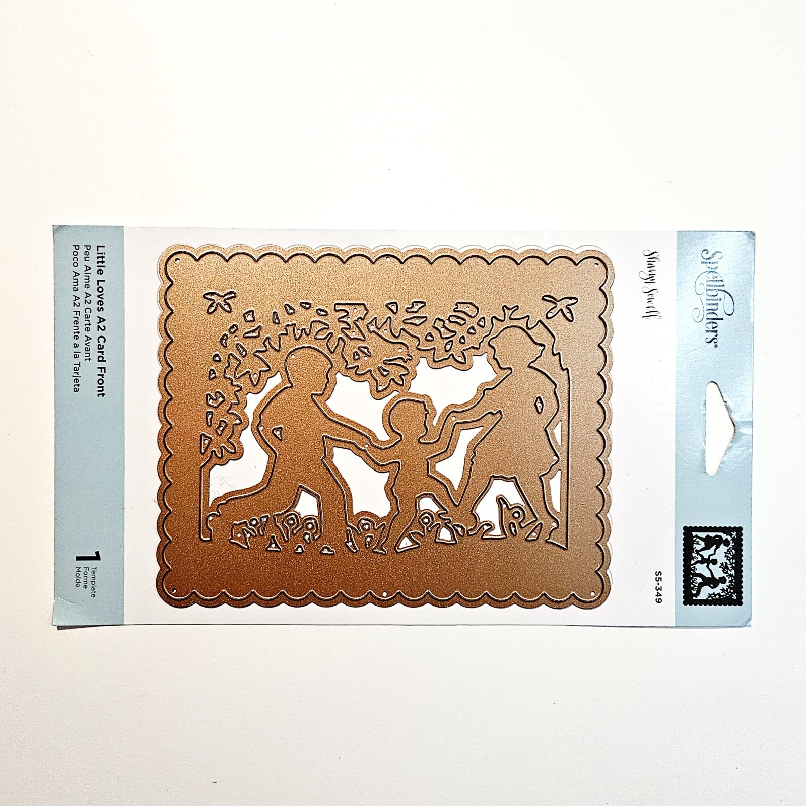 CHILDREN AT PLAY Spellbinders Cutting Die SS-349 Boy Girl Kids Silhouette bb472