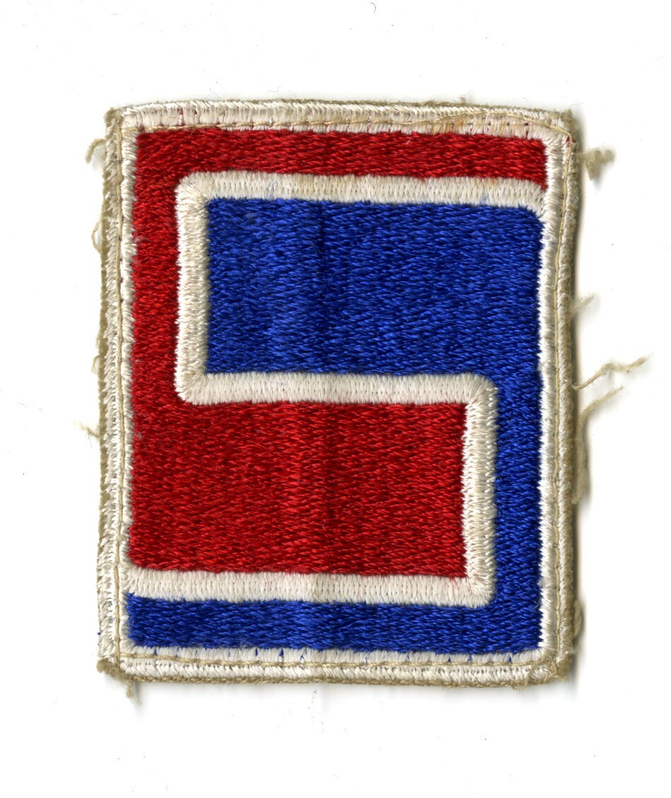 69th Infantry Division White Back Patch WWII Vintage Europe France Germany