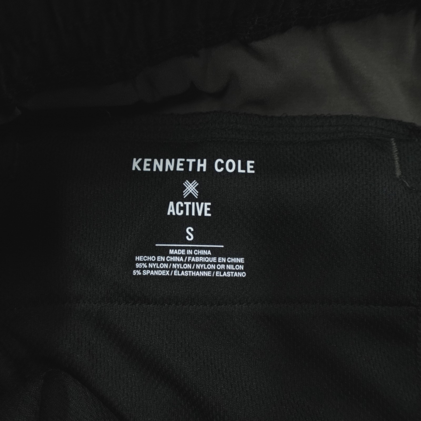Kenneth Cole Performance Tech Jogger Cargo Tapered Woven Nylon Stretch Asphalt