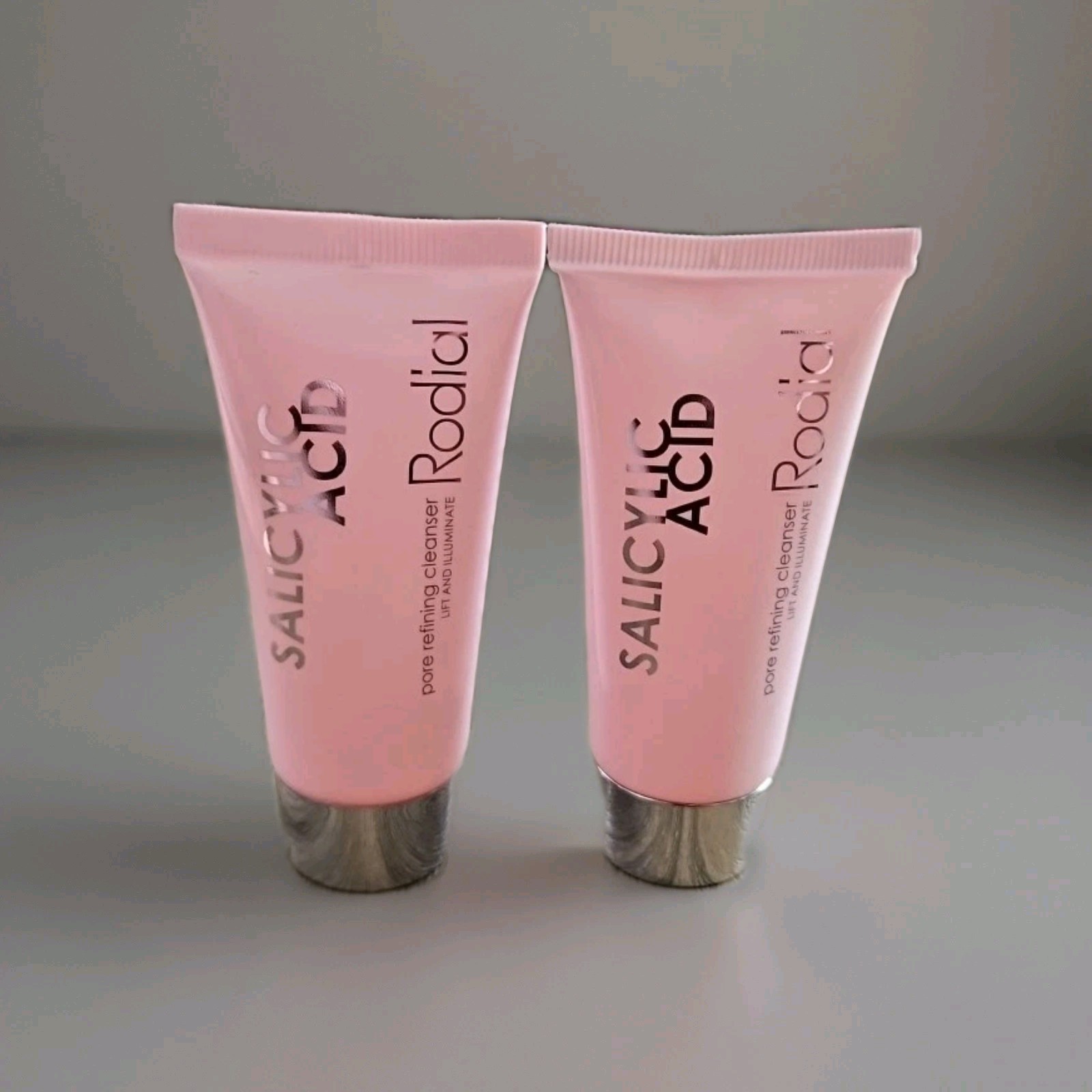 2X RODIAL Pink Diamond Salicylic Acid Gel Cleanser Travel Size 0.67 fl oz NWOB