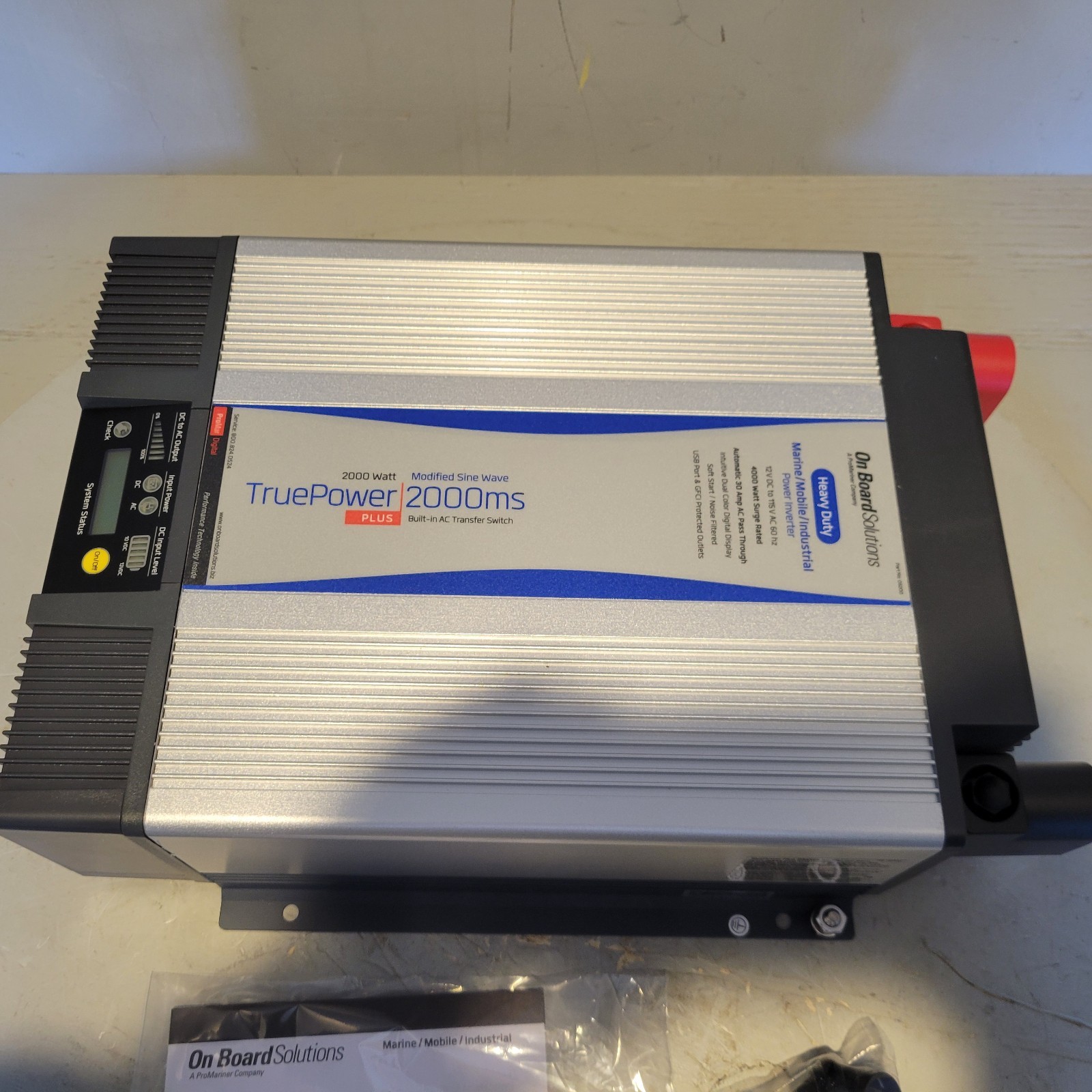 ProMariner TruePower Plus 2000ms Sine Wave Inverter, 30A, 06200