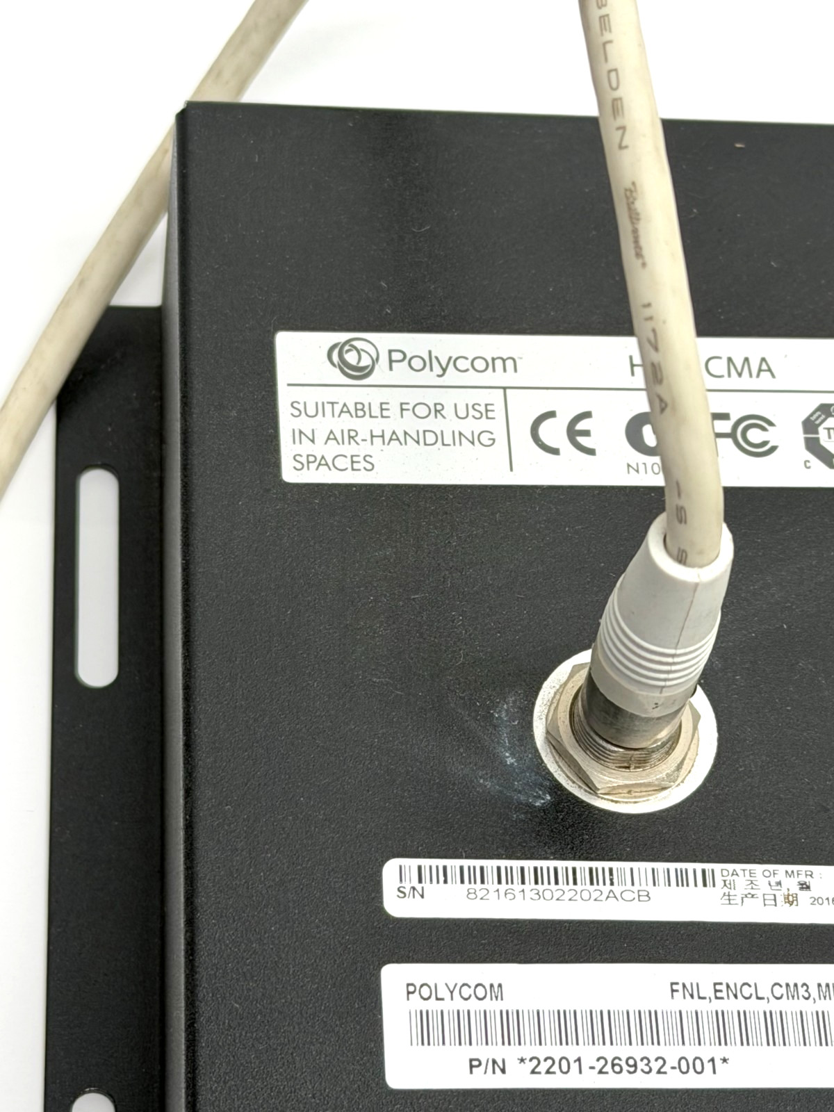 Polycom HDX CMA Ceiling Microphone Array Audio Conference w/ Mic