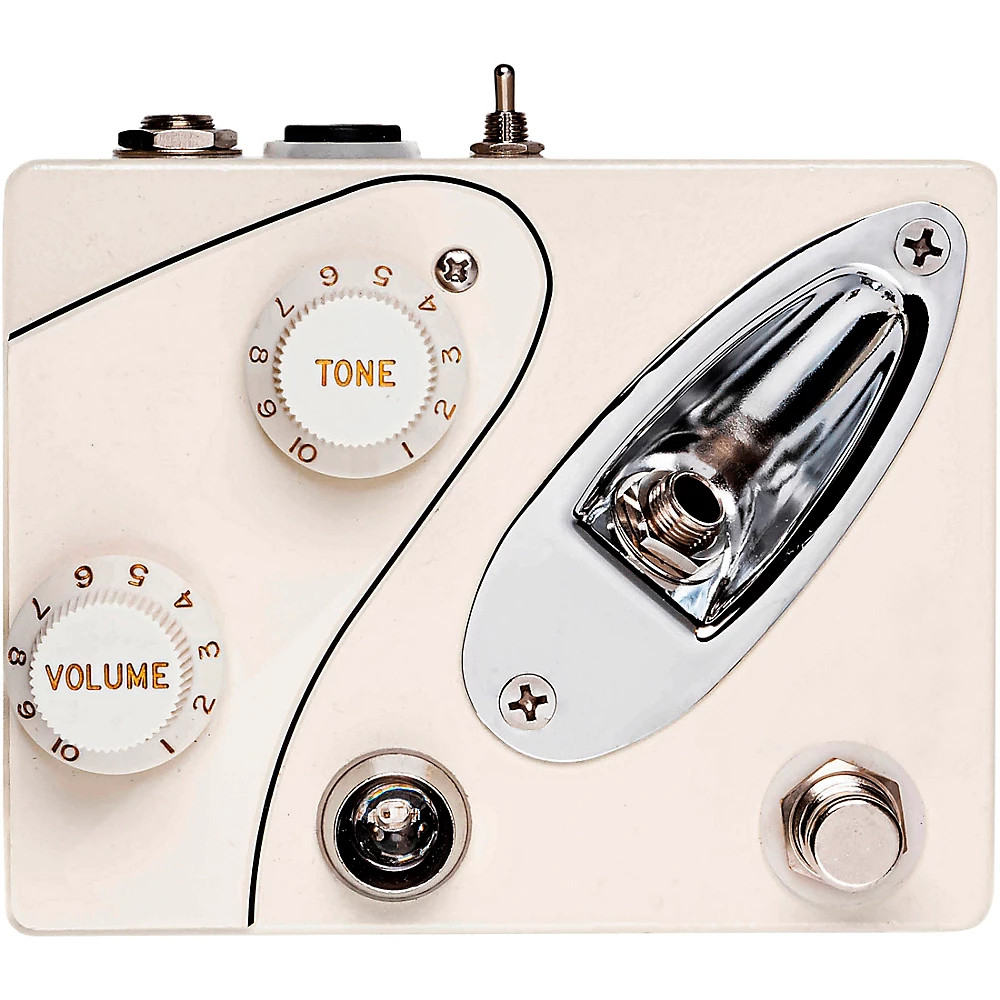 CopperSound Strategy TwoChannel Preamp & Overdrive Effects Pedal Olympic White