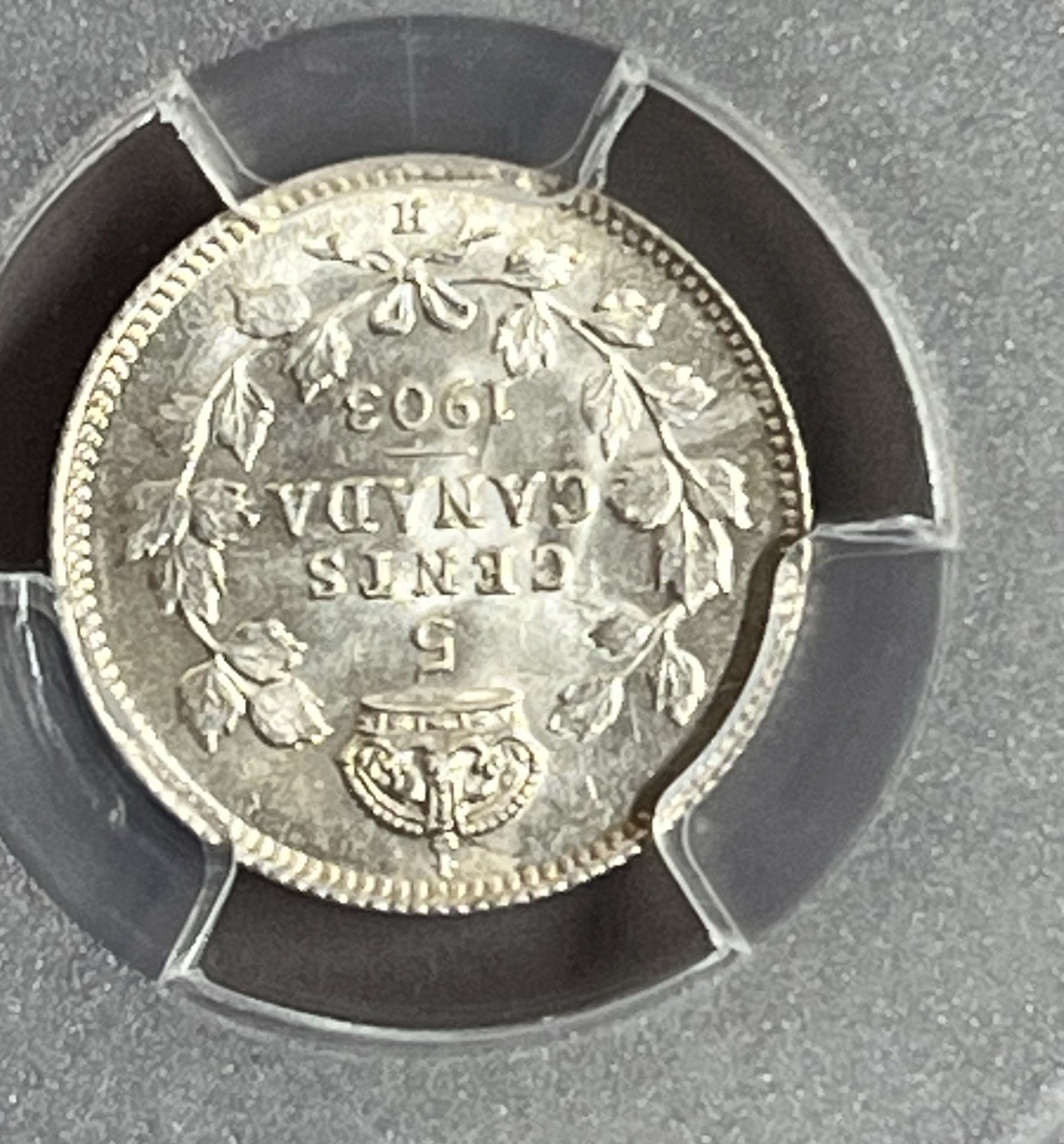 1903-H/H Canada 5C PCGS MS64 SH/SH