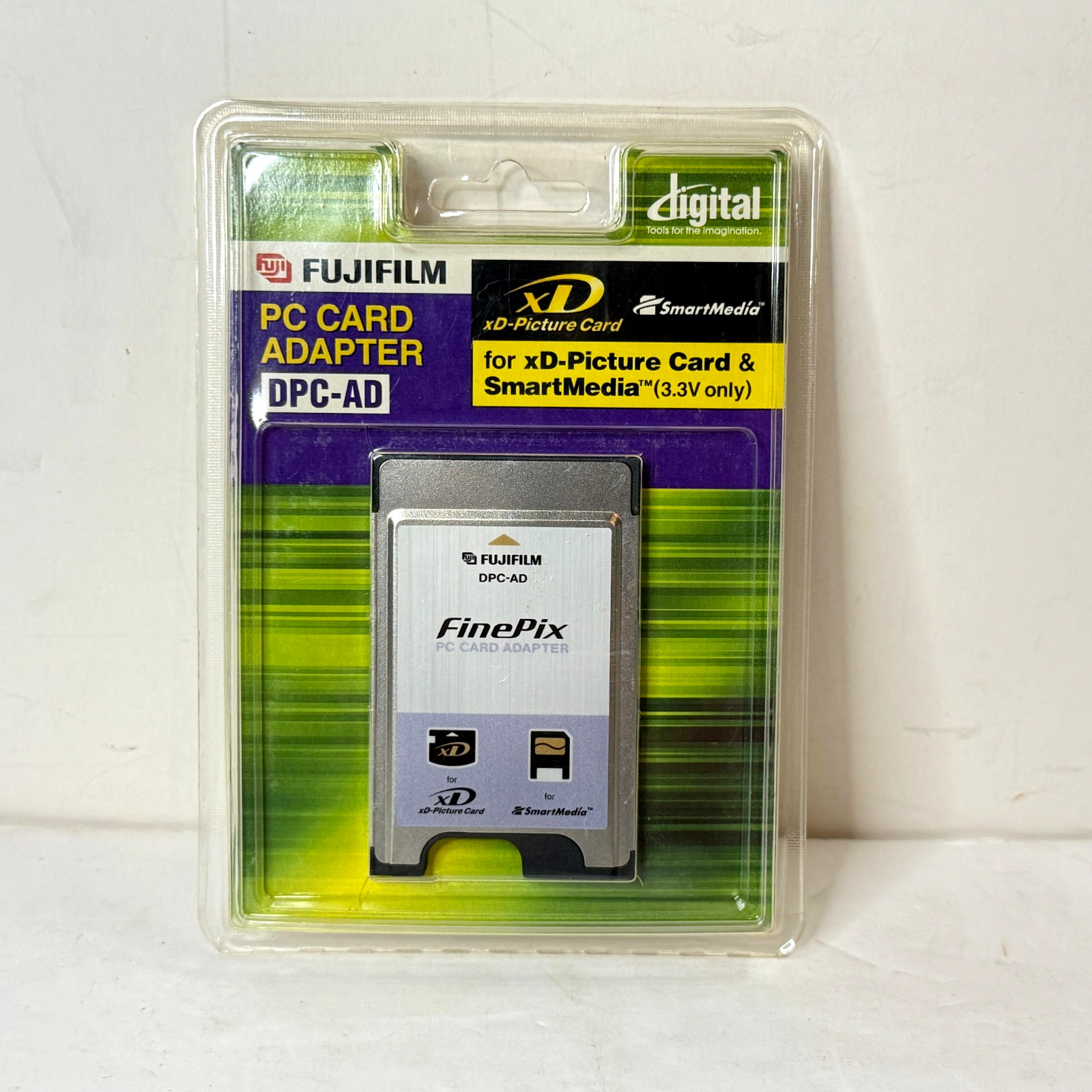 Fujifilm PC Card Adapter DPC-AD for xD Picture Card and Smart Media 3.3v *NEW*