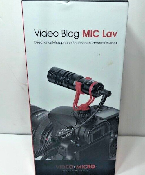 NEW Video Blog MIC Lav Video Micro for Phone/Camera Directional Microphone