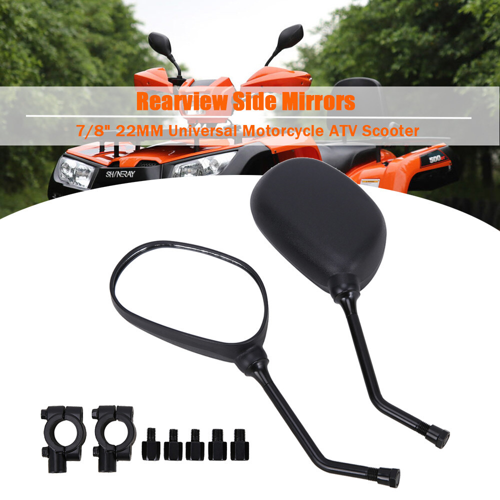 M10 Rear View Mirror Set For Arctic Cat ATV 250 300 400 450 500 550 650 700 1000