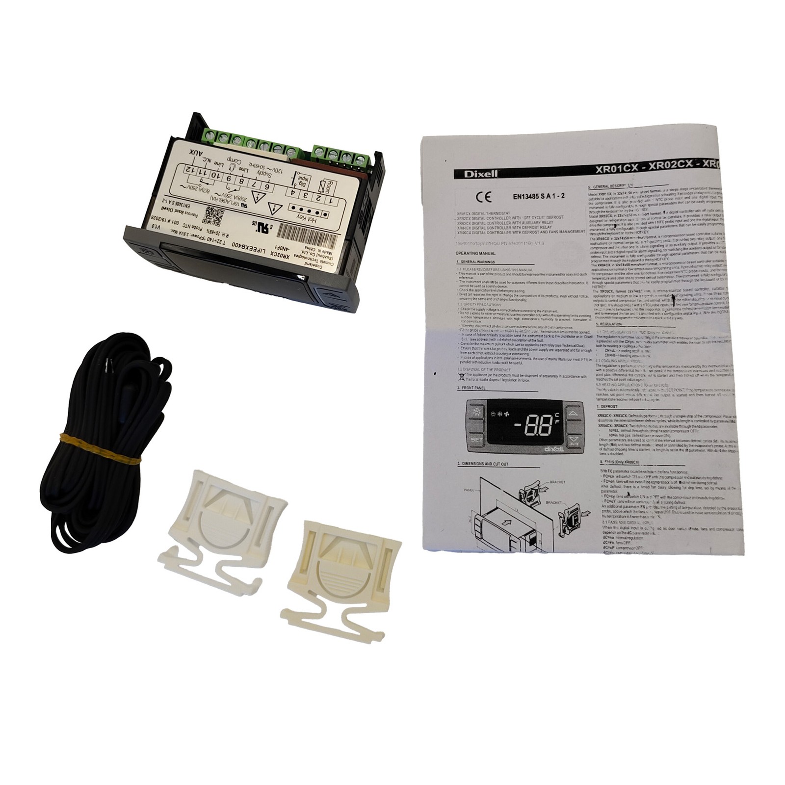1PCS XR03CX-4N0F1 For Dixell Temperature Controller with Sensor probe