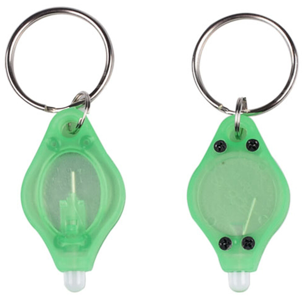 10/20Pcs LED Mini Keychain Flashlight Key Ring Light Bright Torch Outdoor Hiking