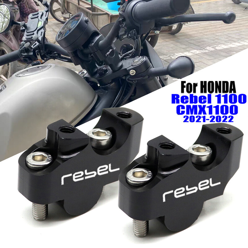 For Honda Rebel 1100 2021-2024 Handle Bar Riser Clamp Raised Extend Handlebar