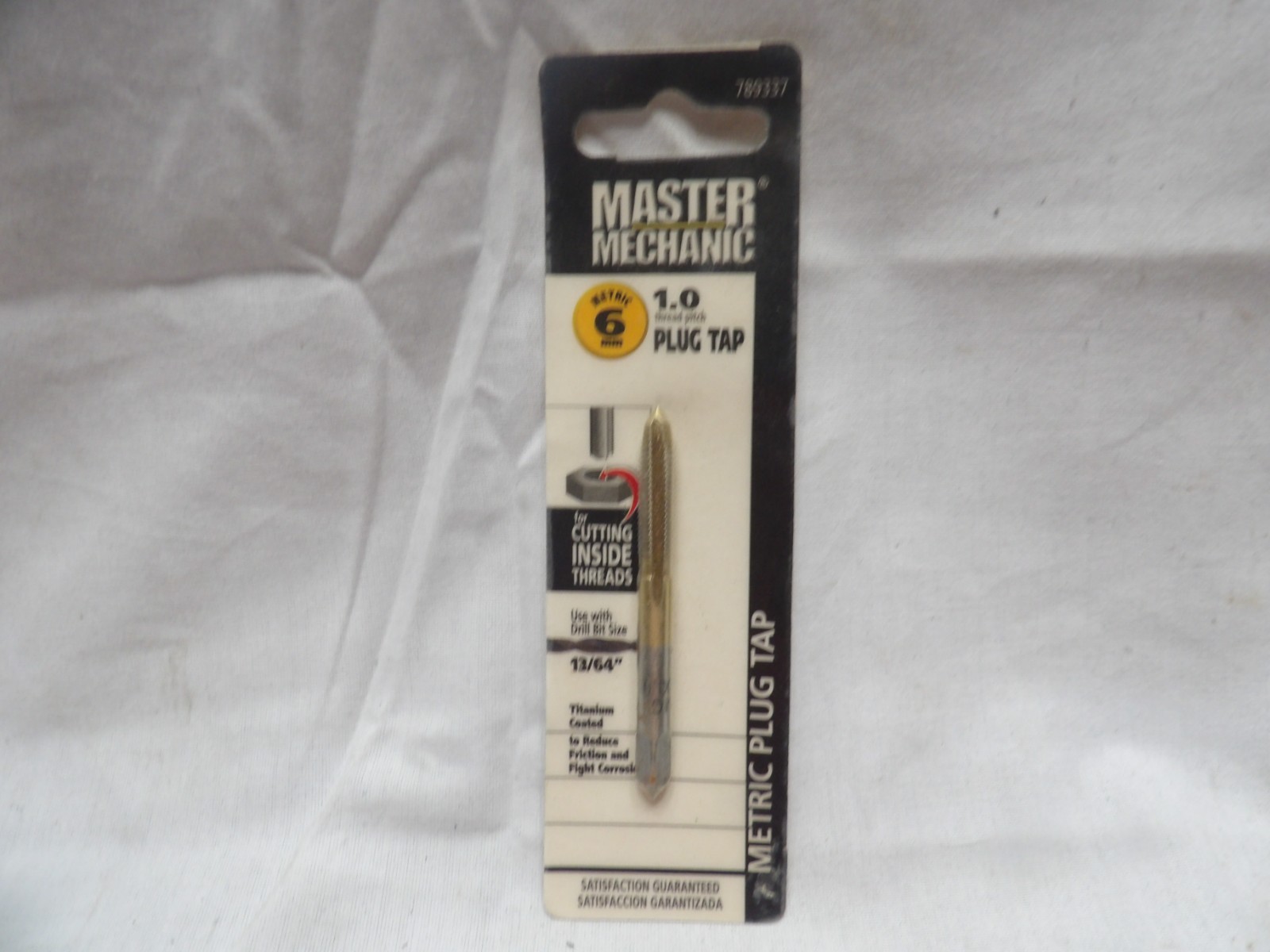 Master Mechanic 6mm-1.0 Metric Plug Tap 789337