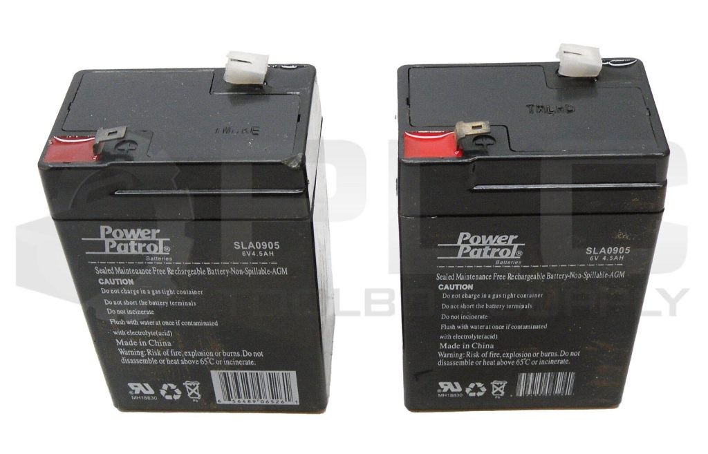 LOT OF 2 NEW POWER PATROL SLA0905 RECHARGEABLE BATTERY