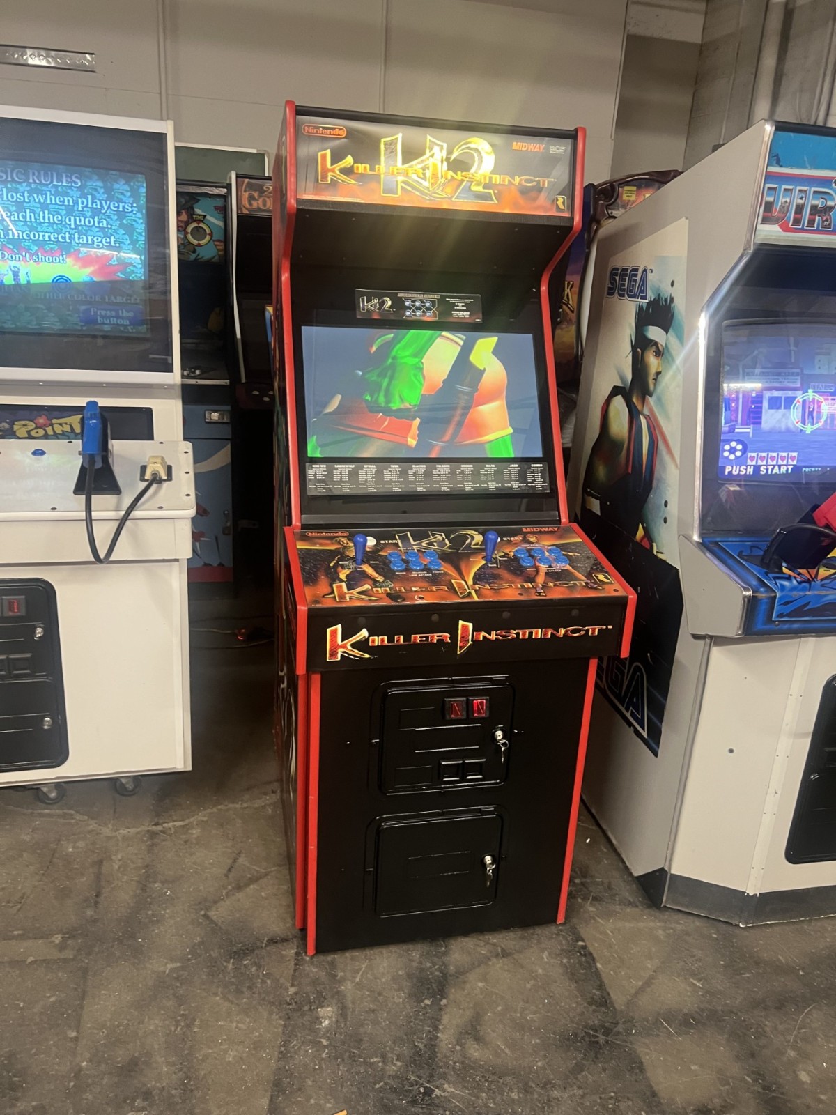 KILLER INSTINCT II ARCADE MACHINE by MIDWAY 1996 (Excellent Condition)