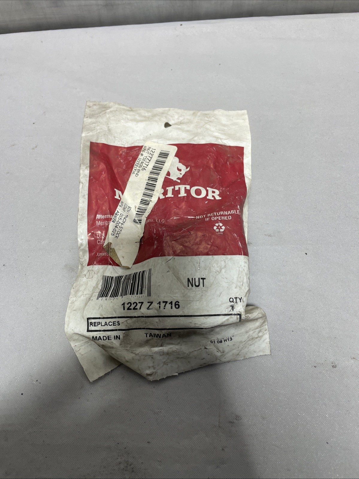 Meritor 1227Z1716 Axle Nut Meritor Genuine Front Axle Hardware Nut
