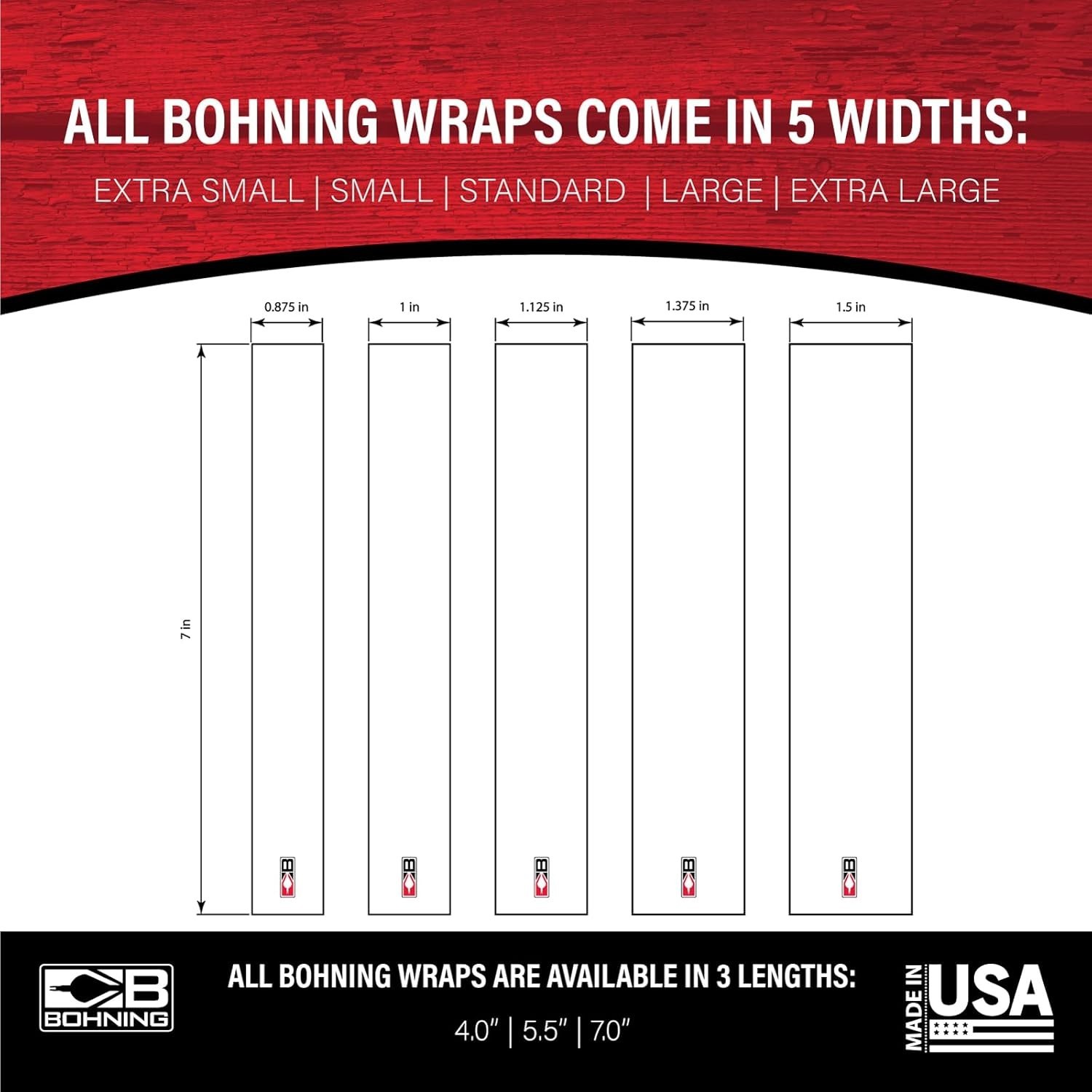 7" Solid Arrow Wrap