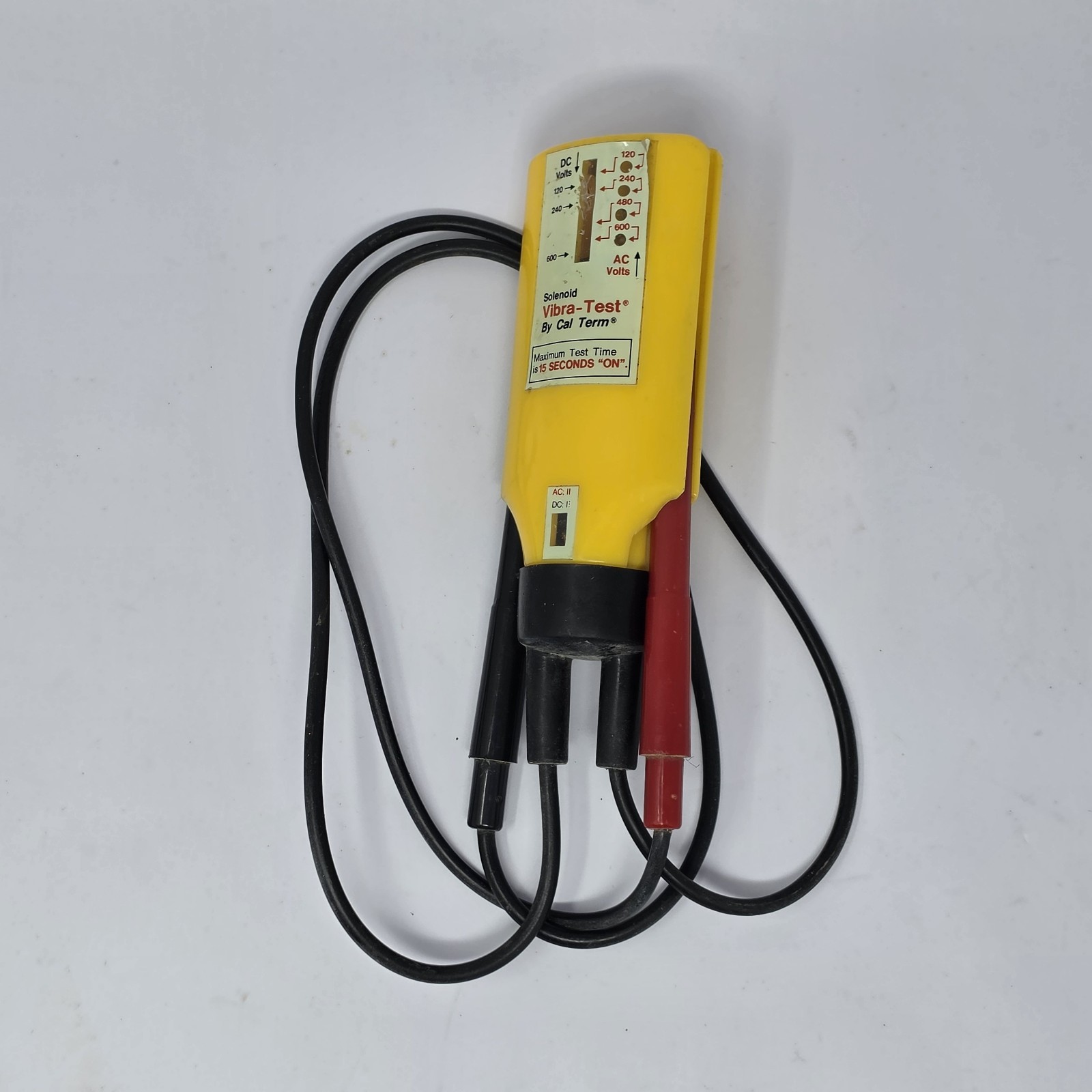 Solenoid Vibra-Test 120-600v AC/DC Made By Cal Term Tester