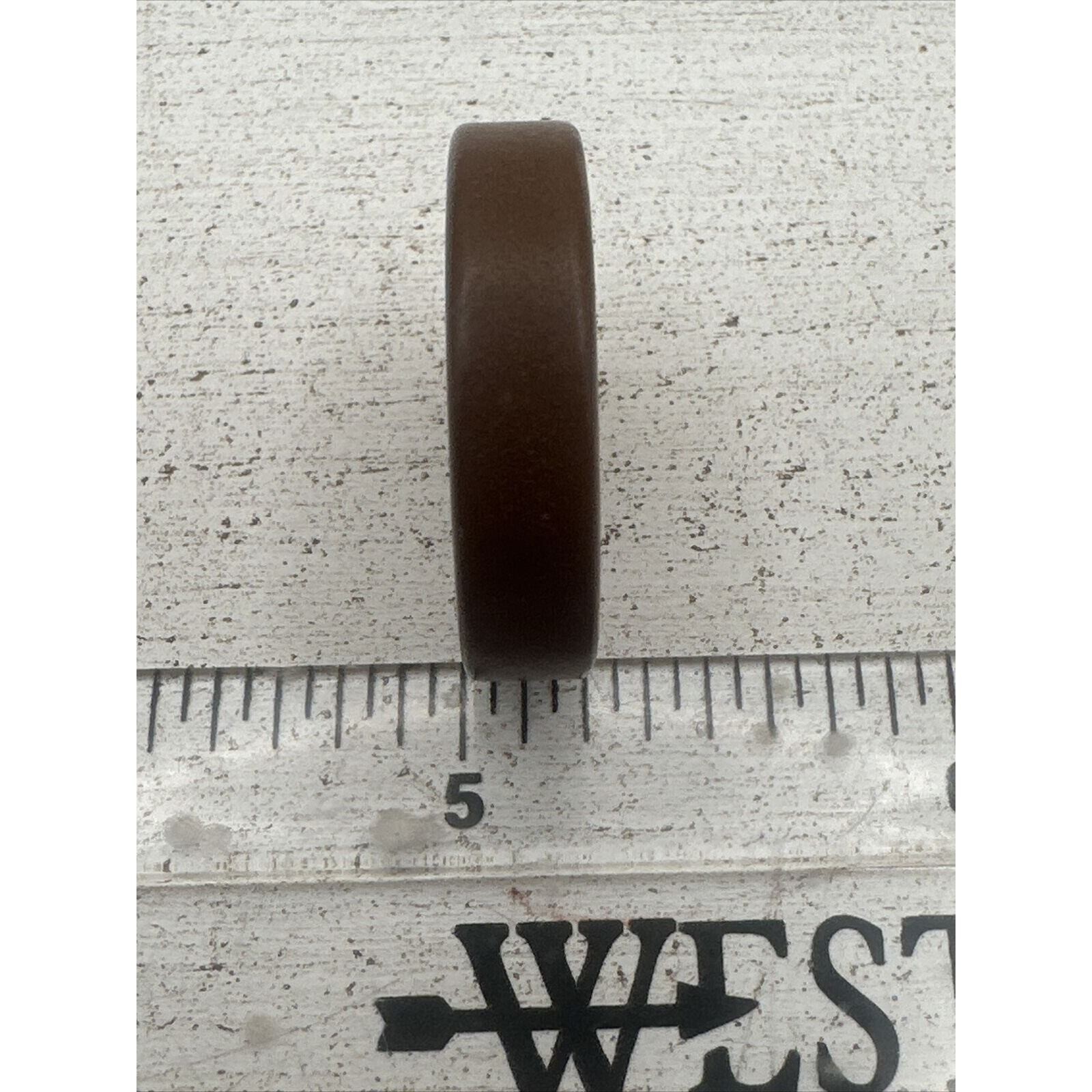 Backgammon Replacement Brown 1" X 7/16" Checker Piece Token