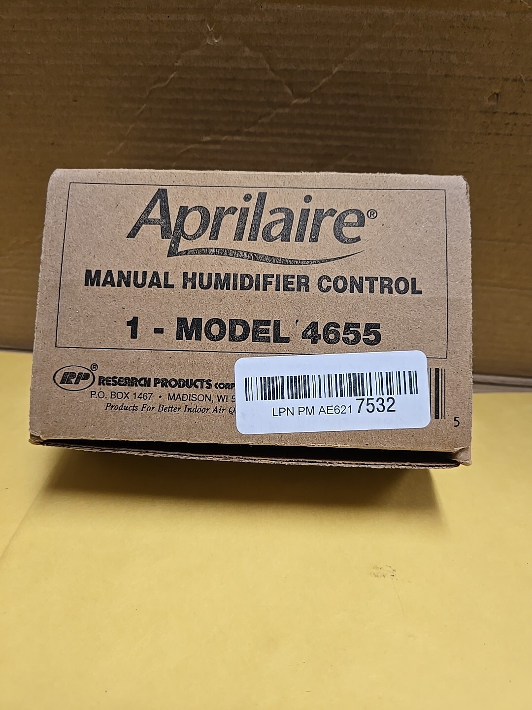 APRILAIRE MANUAL HUMIDIFIER CONTROL 1- MODEL 4655
