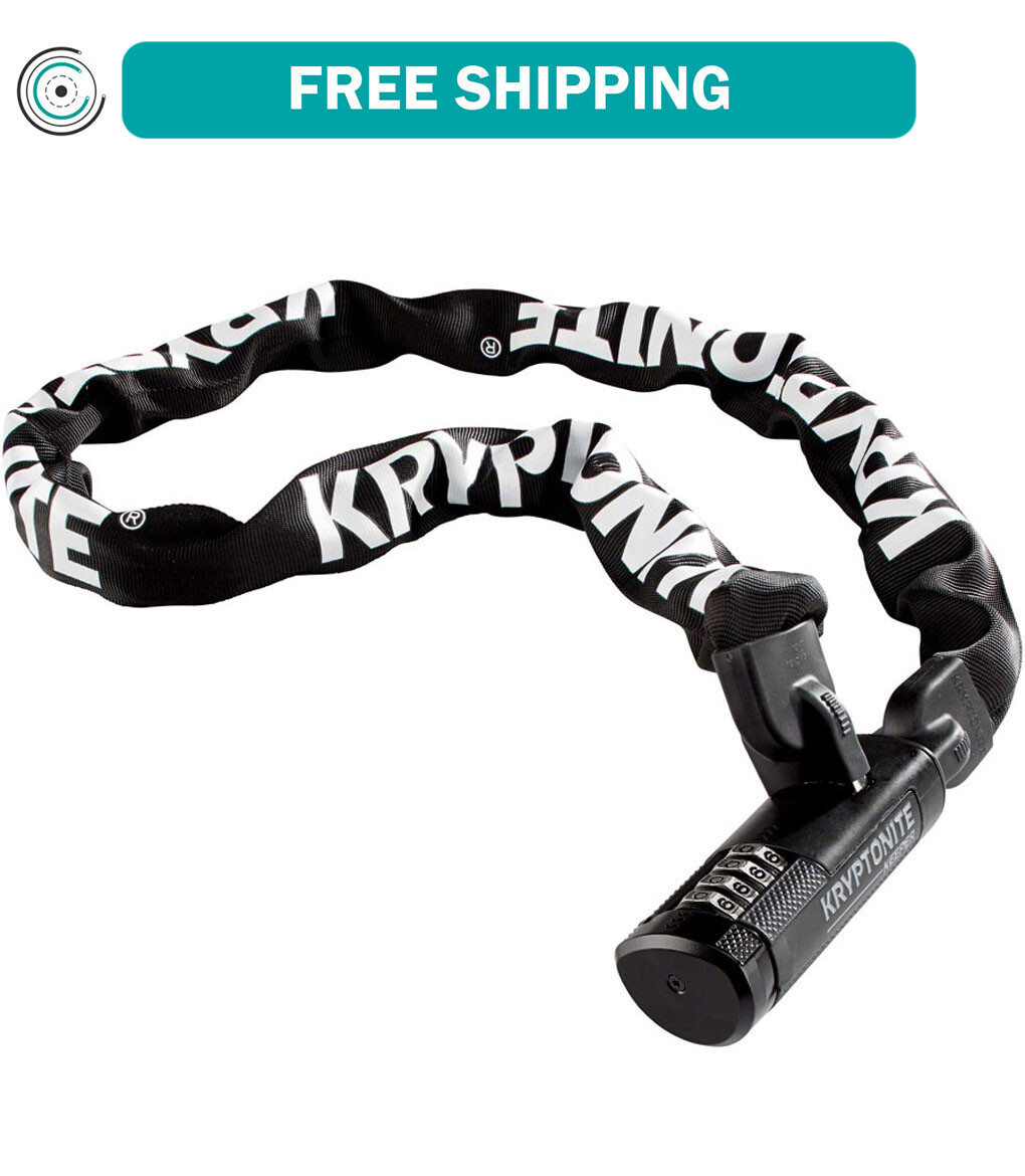 Kryptonite Keeper 712 Chain Lock with Combination 120cm Length End Link Lock