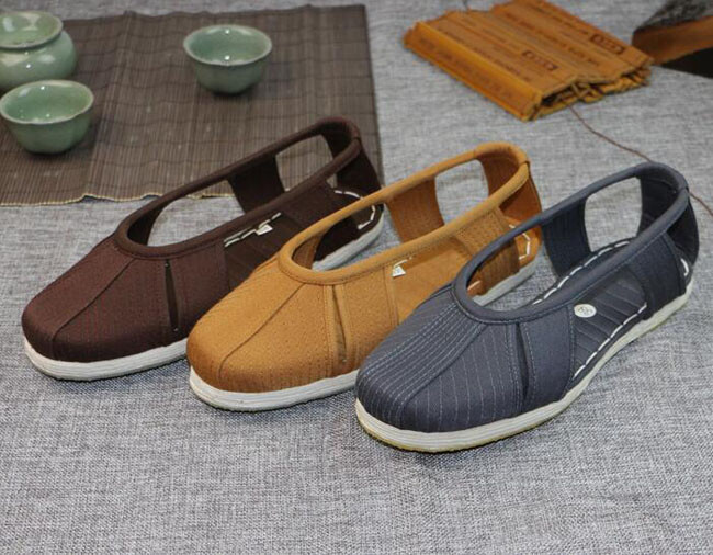 New Chinese Shaolin Kung fu Martial Arts Footwear Wu Shu Tai chi Handmade shoes