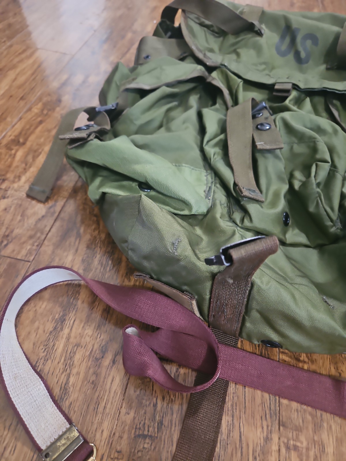 Vintage Military Backpack Sack