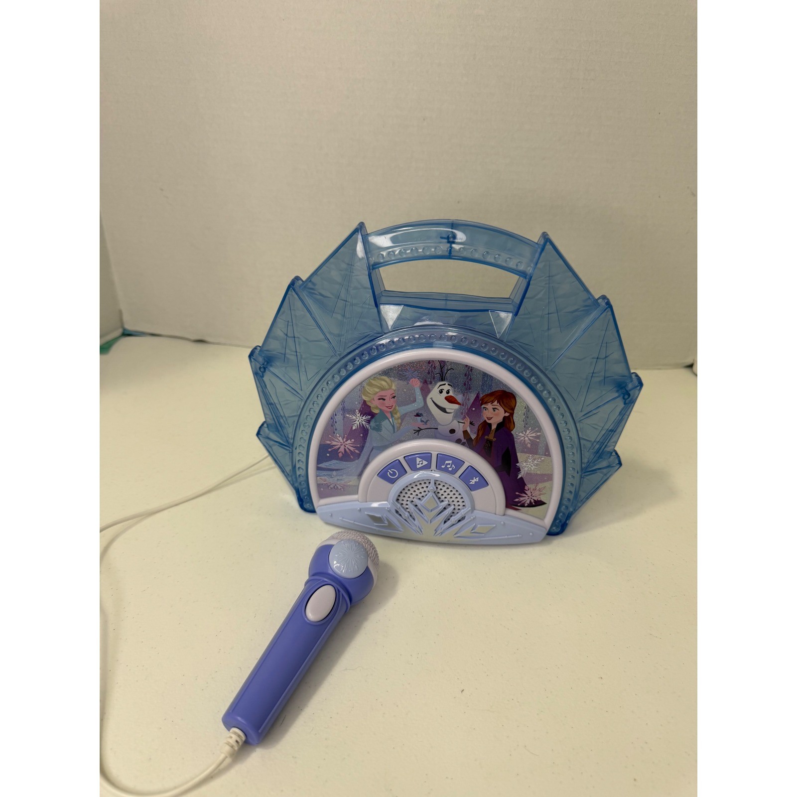 Disney Frozen 2 Bluetooth Karaoke Machine with Microphone working condition
