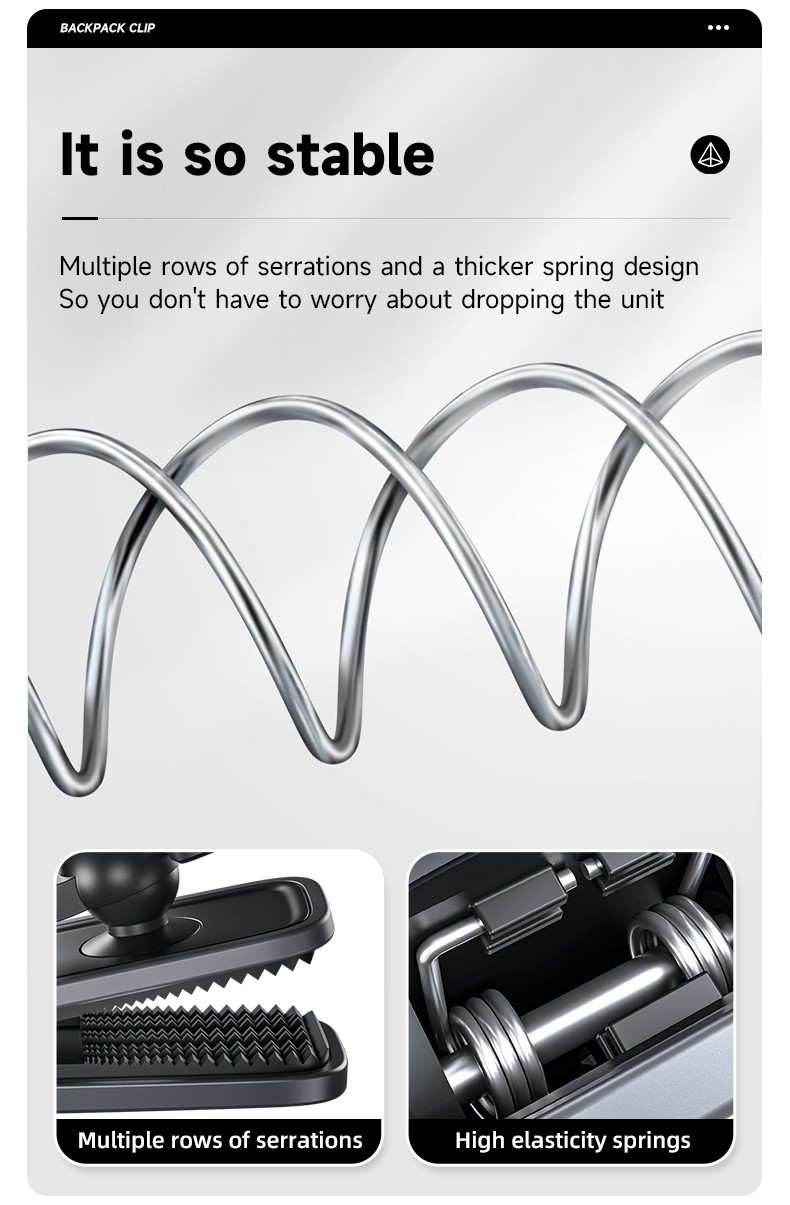 Universal Magnetic Backpack Clip Mount Holder for Action Camera Accessories