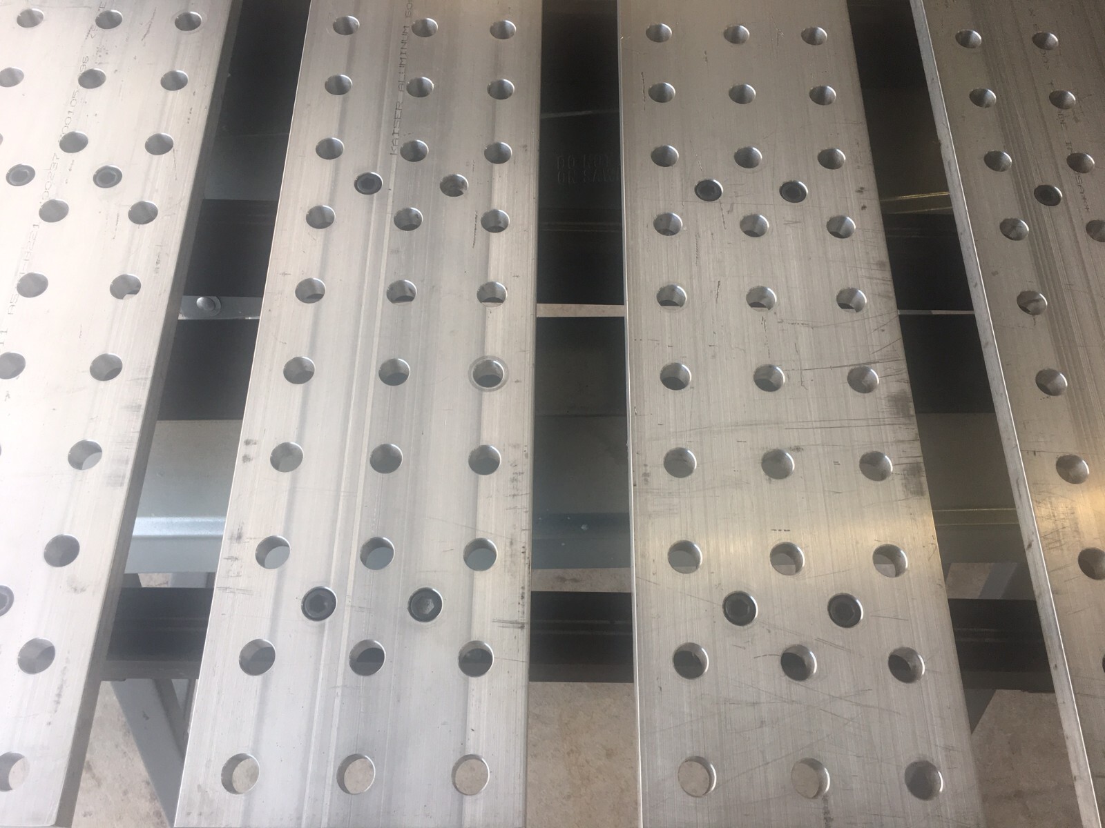 Stronghand / Buildpro style Aluminum welding/fixture plates 4 foot
