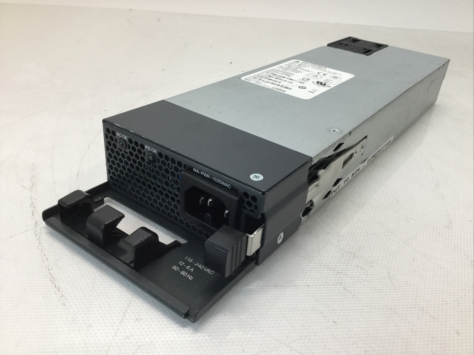 Cisco MA-PWR-1025WAC Meraki MS320 MS350 1025W AC Power Supply
