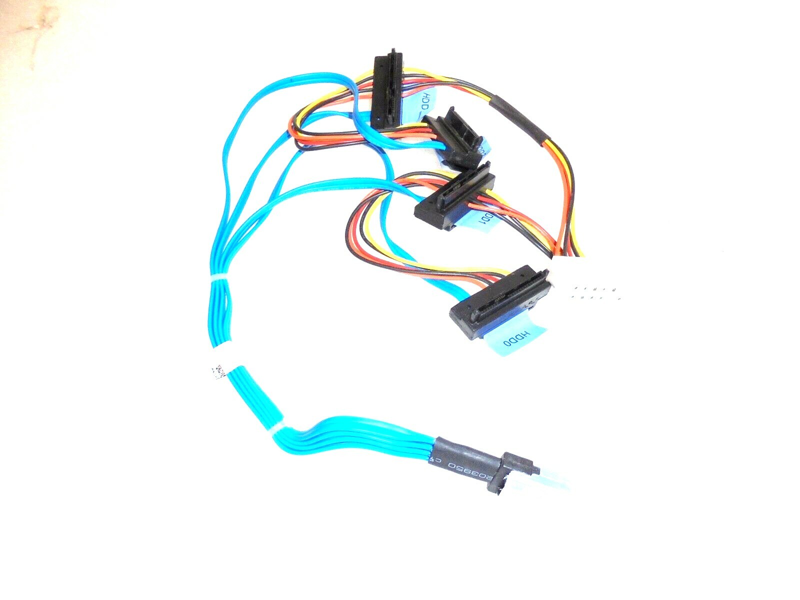 NEW OEM Dell PowerEdge R410 Mini SAS to 4 SAS Hard Drive Cable M800G