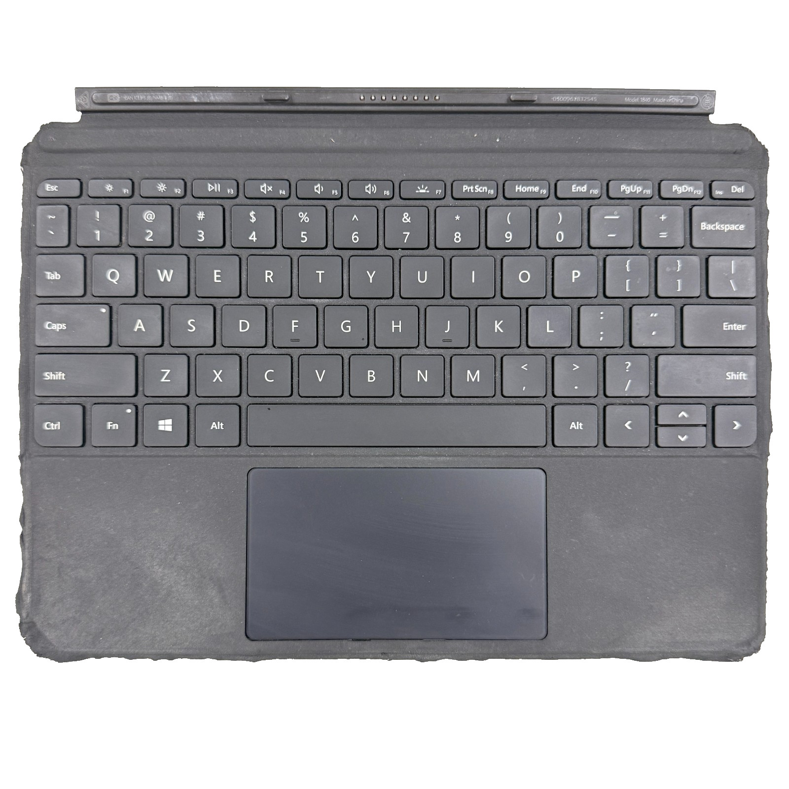 Microsoft 10-in Surface Go 1 2 3 4 Type Cover Keyboard 1840