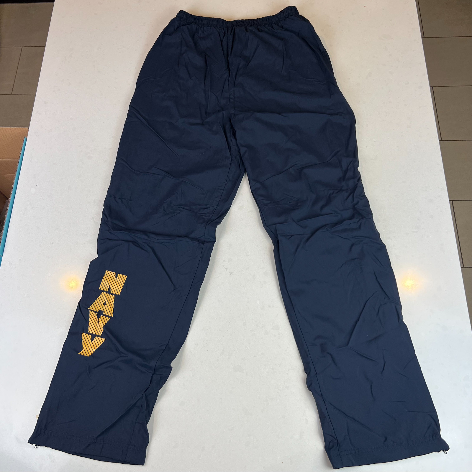 NEW US NAVY PT Blue Physical Fitness running pants size MR Medium Regular
