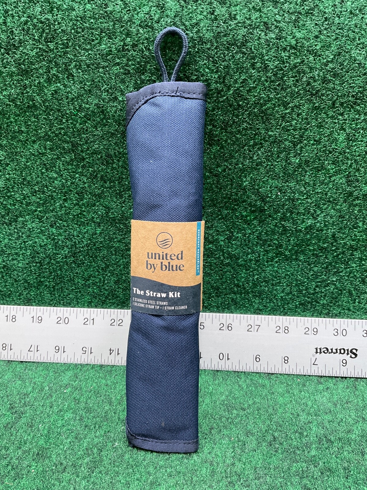 United By Blue The Straw Kit Reusable Straw Set Navy
