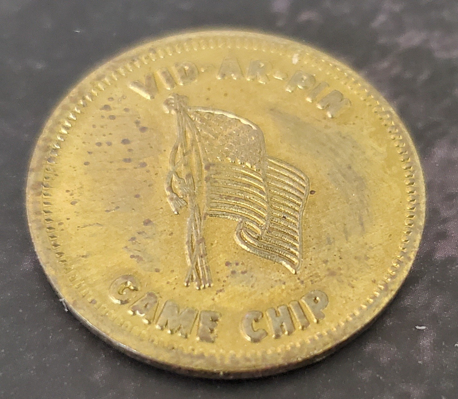 VID-AR-PIN Game Chip Arcade Game Token Boise, Idaho
